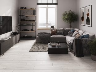 Керамогранит Cersanit Bonsai Tree светло-серый рельеф рект. арт.  A17948 (21,8x89,8)